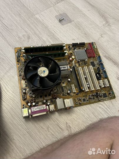 Материнка,память,видеокарта,cd rom