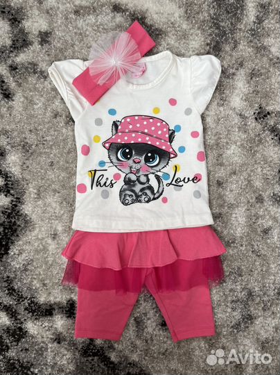 Костюм для девочки летний