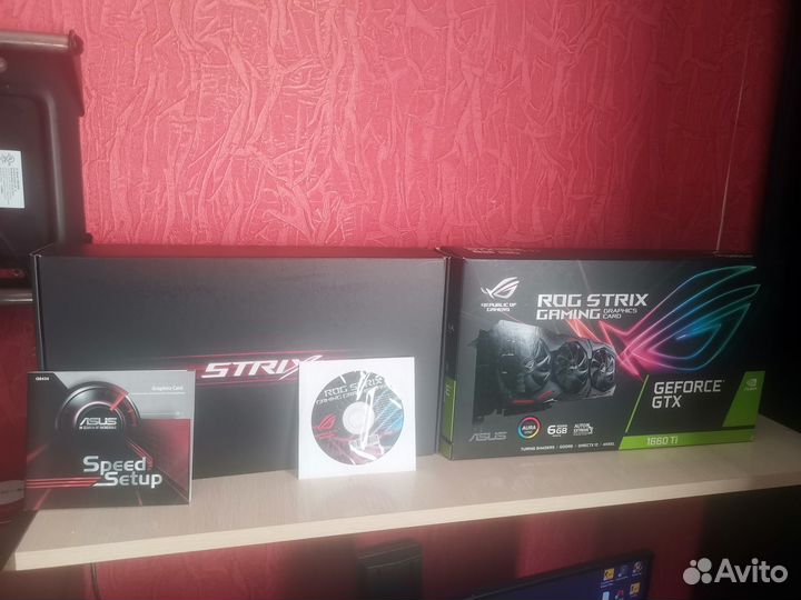 GeForce GTX asus Rog Strix 1660 TI