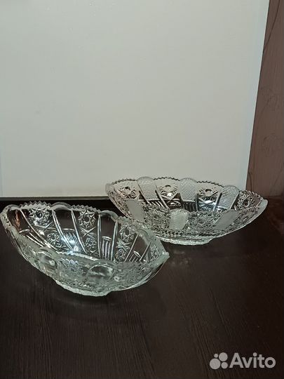 Хрустальные салатники СССР