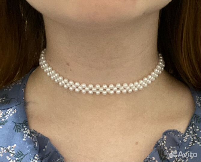 Чокер из жемчуга