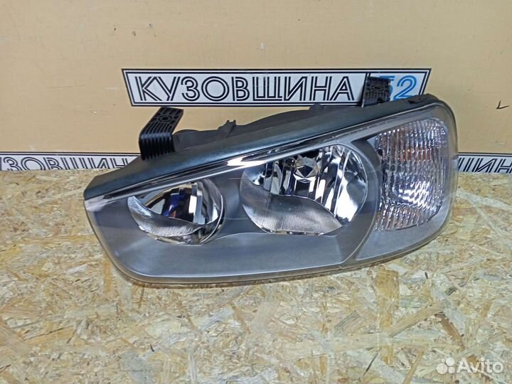 Фара левая Hyundai Elantra XD (00-03г) М/К черная
