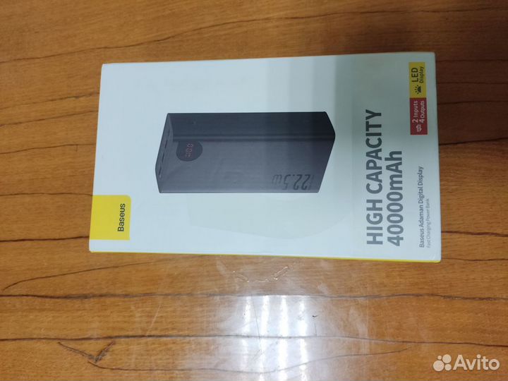 Повербанк powerbank baseus 40000 mah, 22,5w