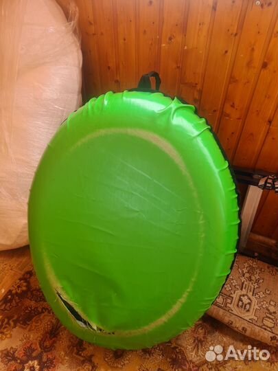 Тюбинг ватрушка со спинкой
