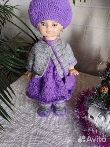Вязание, одежда для куклы на заказ