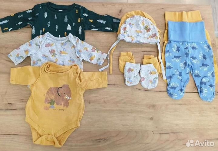Пакет вещей для мальчика 0-1м 50-56см