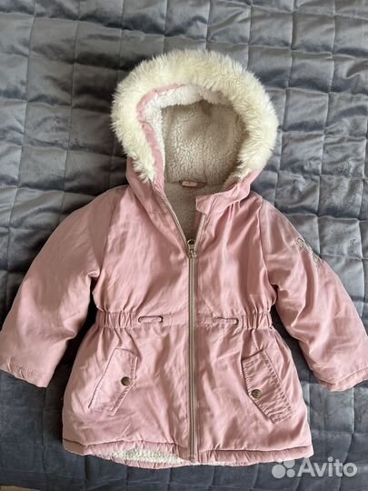Парка для девочки 80-86 размер