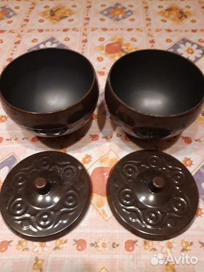 Горшочек металлический с антипригарным покрытием