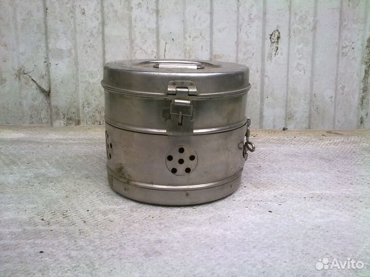 Коробка стерилизационная круглая без фильтра