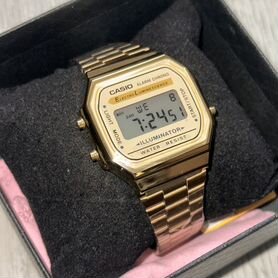 Часы Casio золотые