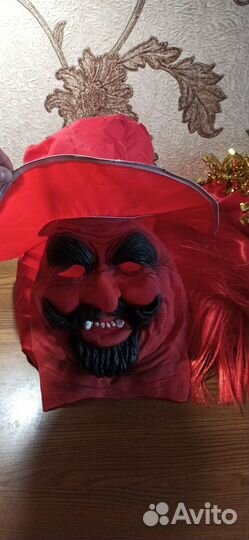 Маска на хэллоуин(+плащ)