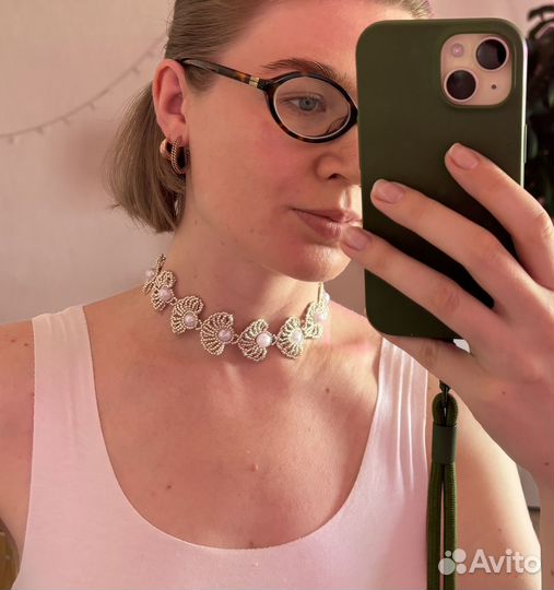 Колье из бисера