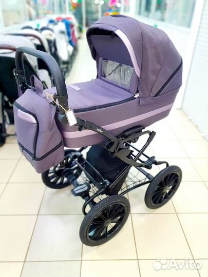 Коляска 2в1 Indigo aveo Classic 14