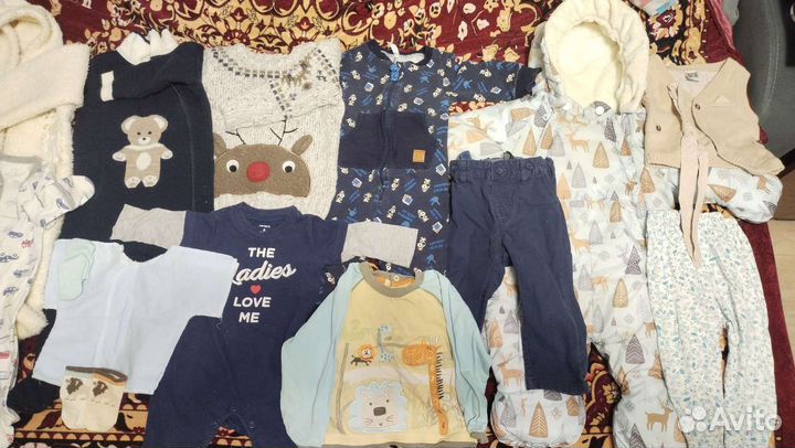 Детская одежда для новорожденных пакетом