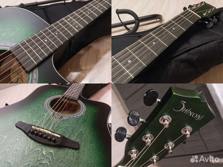 Акустическая Гитара Дредноут (Новая) + Чехол BM