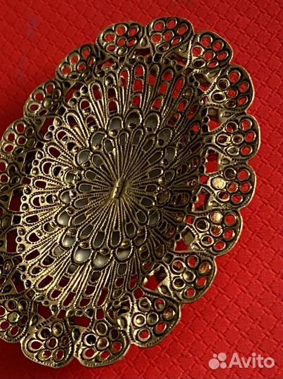 Брошь винтажная чехия