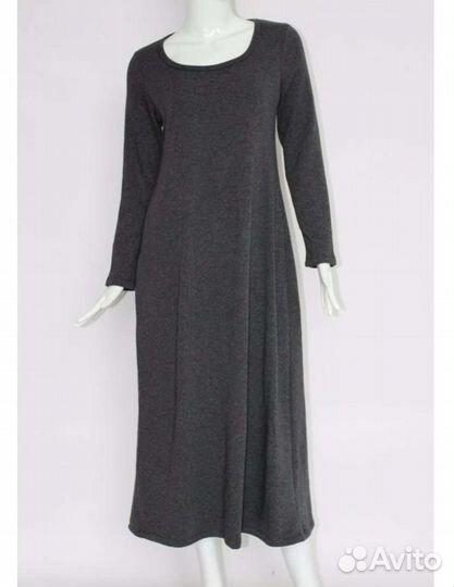 Тёплое платье большой размер