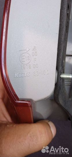 Фонарь задний правый наружный