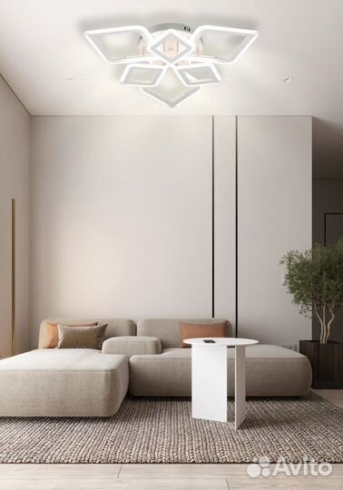 Люстра светодиодная Лазурь 114W 2700K-6400K Пульт