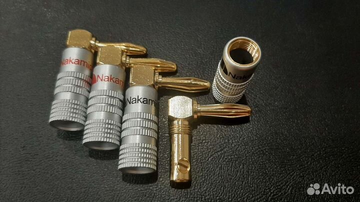 Штекер банан. Комплект 4 шт