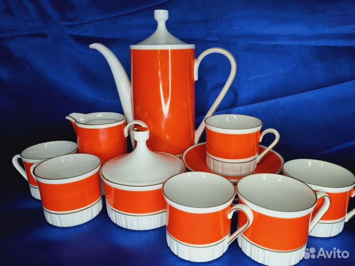 Кофейный Сервиз Volkstedt ГДР