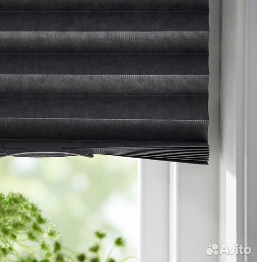 Жалюзи Шоттис (темно-серые) Икеа