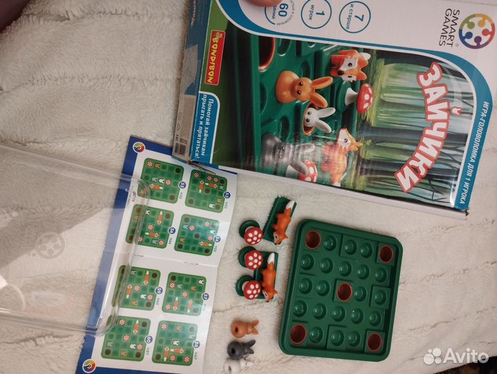 Игра-головоломка Зайчики Бондибон Bondibon