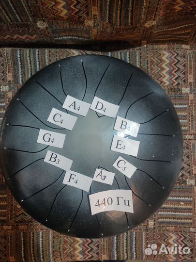 Глюкофон 30 см Ля минор (До мажор) 440 Гц