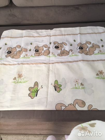 Белье в детскую кроватку