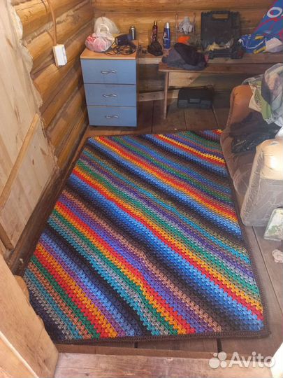 Вяжу коврики из полипропиленовых ниток под заказ