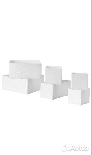 Коробки IKEA Скубб 6 штук