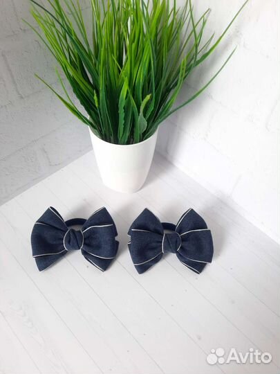 Бантики для волос ручной работы