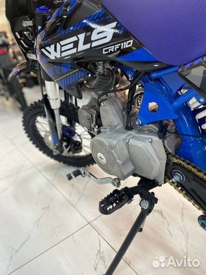 Детский питбайк,wels crf 110 14/12 Полуавтомат