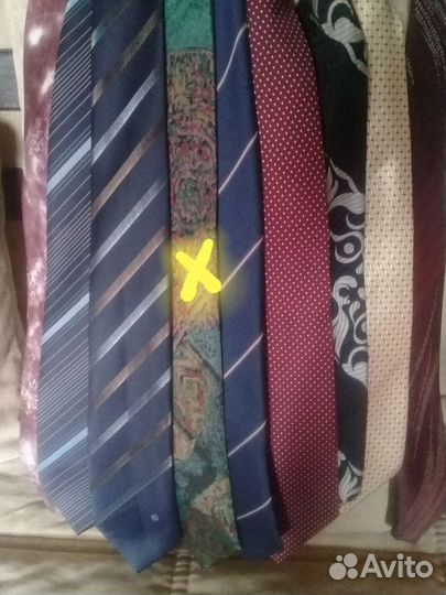 Галстуки 10штук