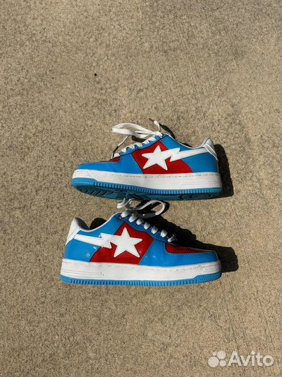Bape x Marvel Captain America Bapesta кроссовки