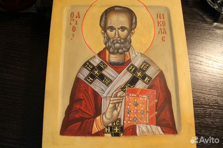 Икона Николая Чудотворца/Рукописные иконы