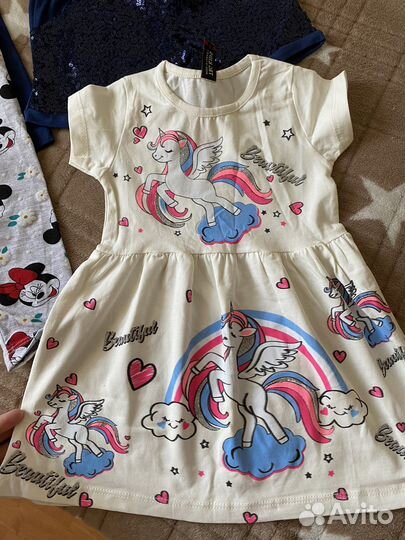 Пакет новых вещей для девочки 1-2 года