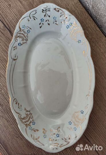 Блюдо сервировочное фарфор СССР 3 разных