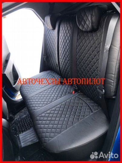 Чехлы Автопилот Chevrolet Aveo T300 из экокожи