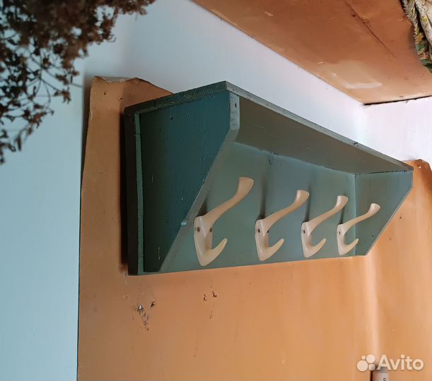 Полка Вешалка СССР Большая Дерево советская