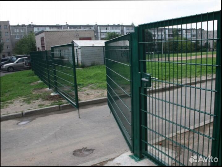 Забор сетка 3d