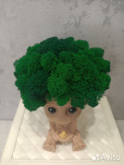 Грут со мхом