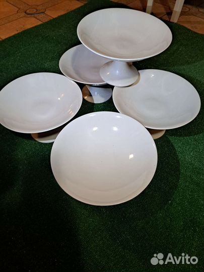 Фруктовница на ножке СССР