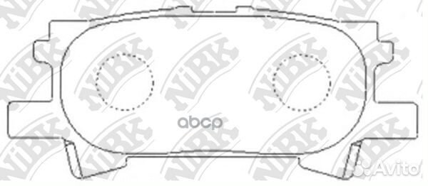PN1498-nibk колодки дисковые з Lexus RX300 03