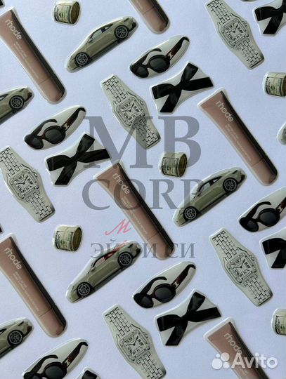 3D стикеры на телефон с вашим дизайном оптом