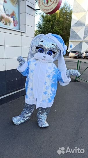 Костюм Снегурочка для Ростовой куклы