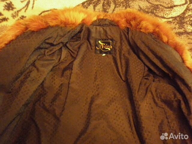 Шикарный лисий полушубок натуральный мех из лисы