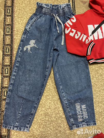 Кофта и джинсы для девочки