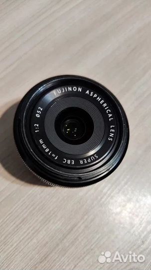 Fujinon Fujfilm XF 18mm f 2