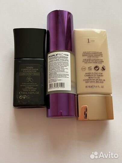 Тональный крем charlotte tilbury, MAC, manly pro